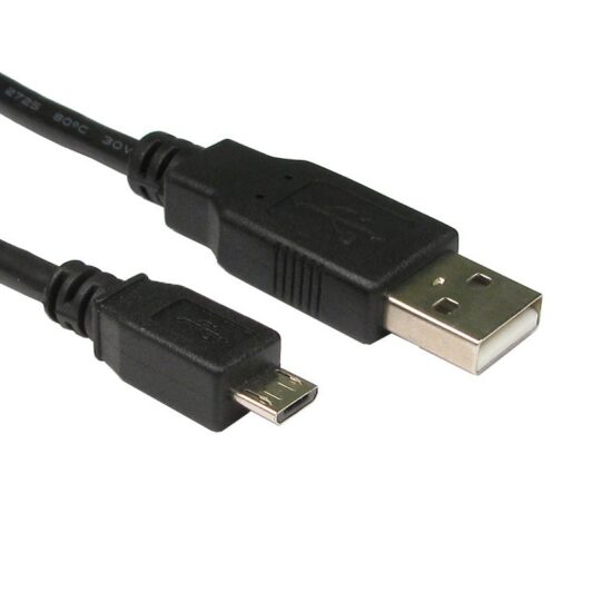 1M Black USB Micro Type B cable